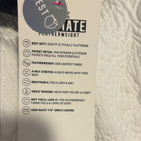 PINK Victoria's Secret Black Leggings - Picture 6 of 7